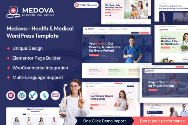 Medova – Health & Medical WordPress Theme