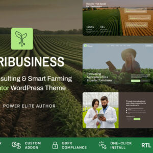 Agribusiness - Farming Agriculture WordPress Theme