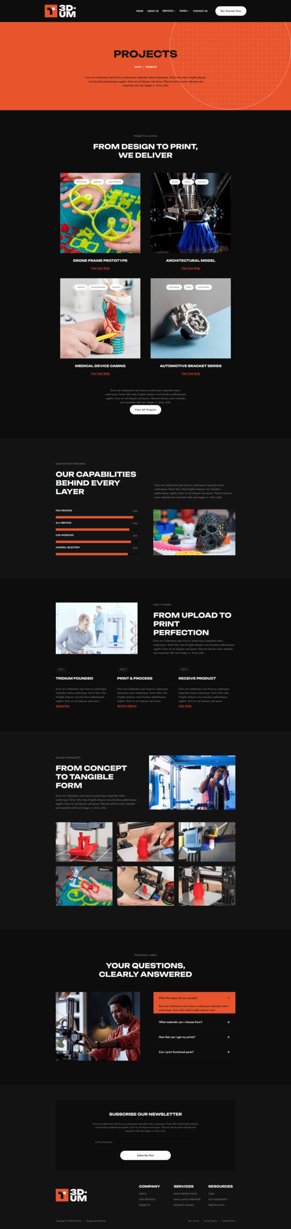 Tridium - 3D Render Service Elementor Template Kit - Image 2