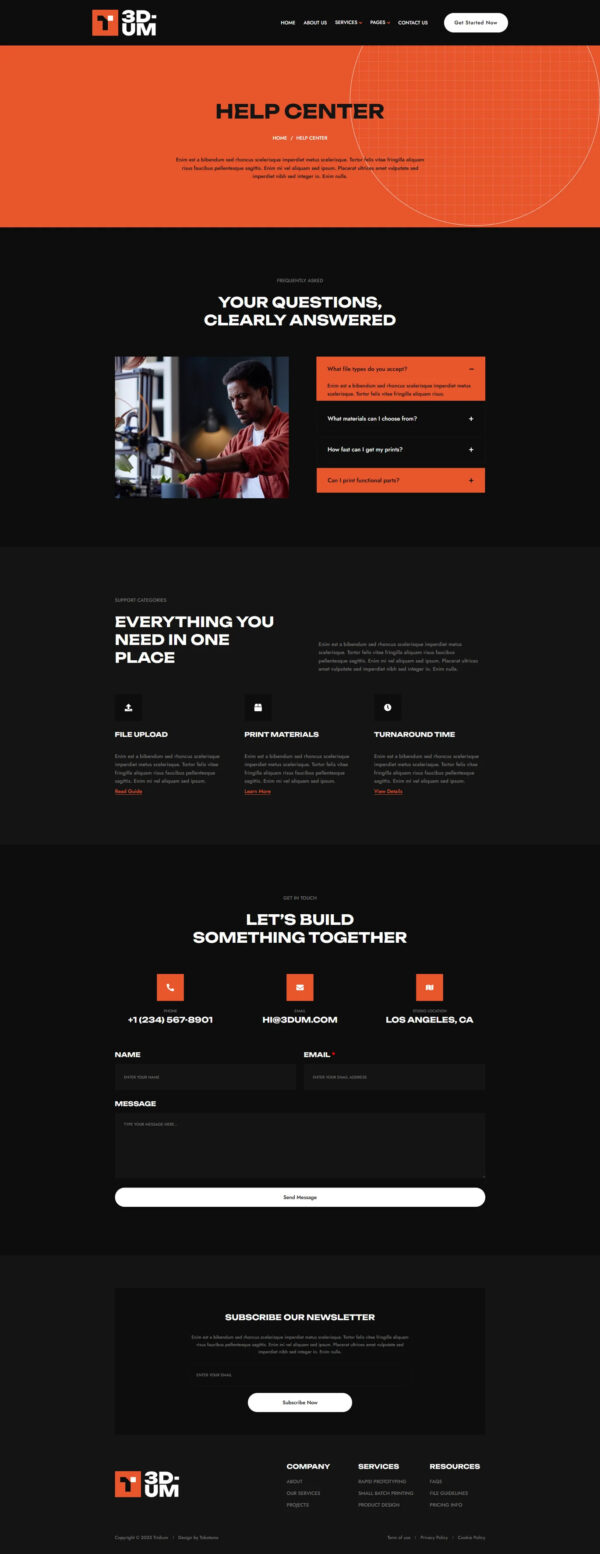 Tridium - 3D Render Service Elementor Template Kit - Image 8