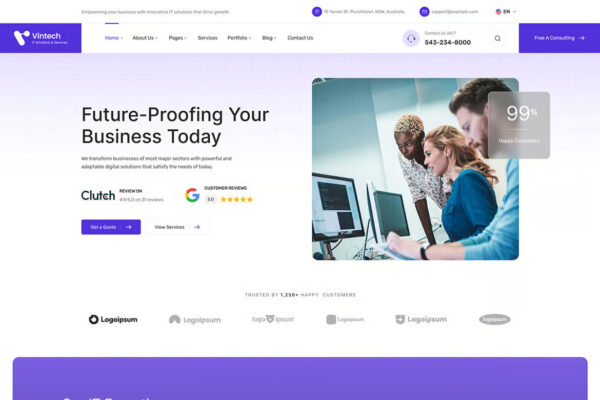 Vintech - Technology & IT Solutions WordPress - Image 6