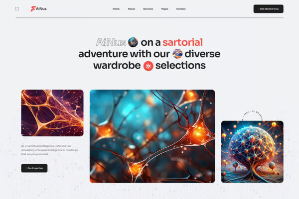 Ainus - AI Agency & Technology WordPress Theme - Image 4