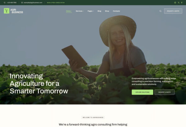 Agribusiness - Farming Agriculture WordPress Theme - Image 2