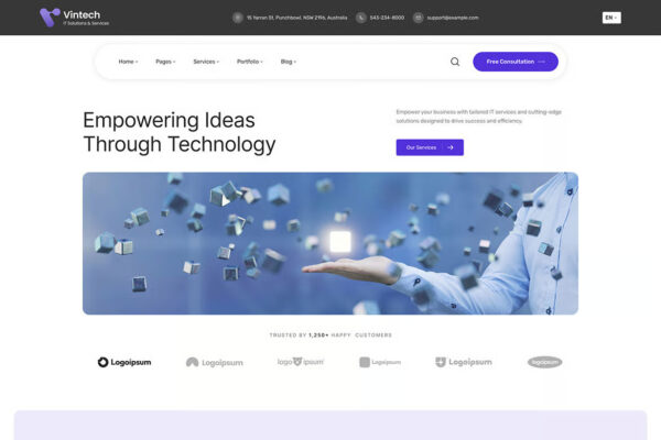 Vintech - Technology & IT Solutions WordPress - Image 5