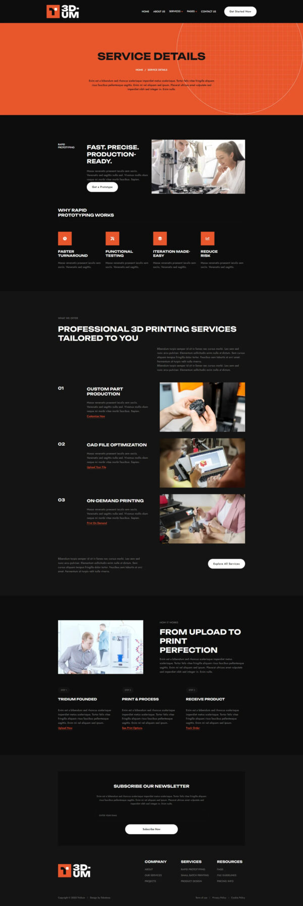 Tridium - 3D Render Service Elementor Template Kit - Image 4